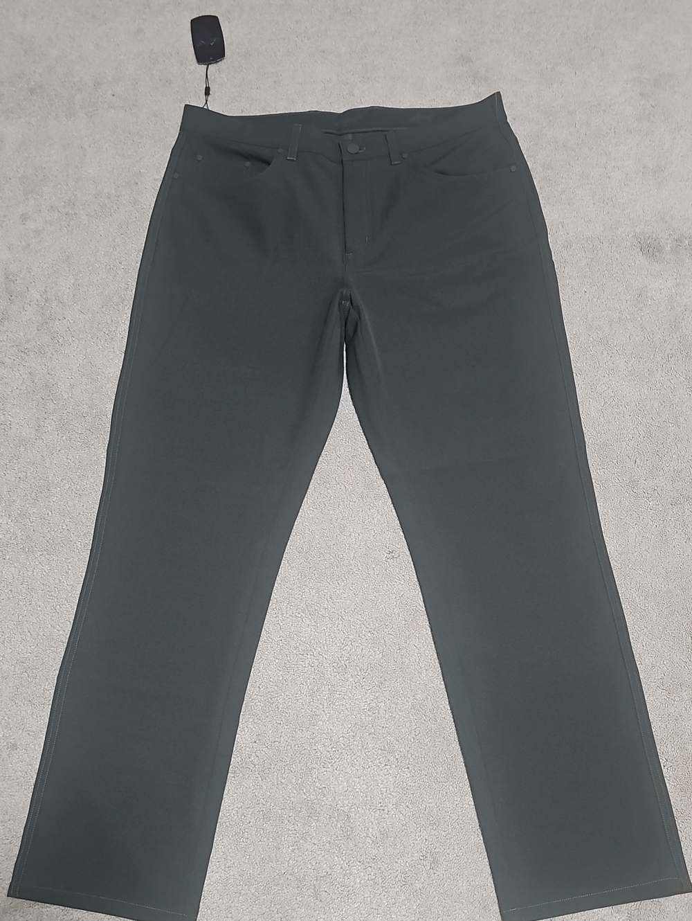 Greg Norman Collection Pants Forest Night Luxe Stretch 5 Pocket